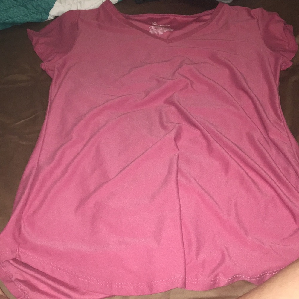 Vneck nude top